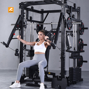다기능 올인원 스미스 머신 피트니스 짐 장비 플레이트 로디드 펑셔널 트레이너 - Product Image 6