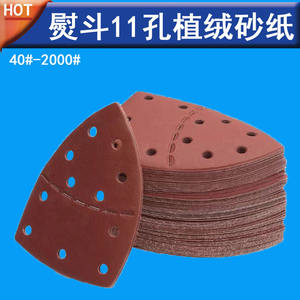 Autres disques de ponçage triangulaires 152x105mm en alumine avec dos adhésif pour le ponçage, le polissage, les meubles, la quincaillerie et la construction navale - Product Image 5