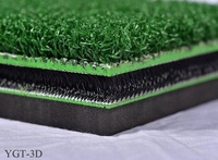 Tapis d'entraînement de golf Airflex avec matériau EVA/caoutchouc et Wedge Flex pour l'entraînement et la pratique en intérieur/extérieur (1,5 m)