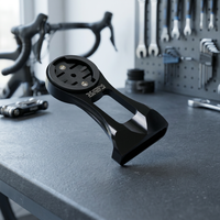 Support de fixation avant XON XBT-30 en alliage 6061 pour vélo de montagne, extension de base de selle, support de lampe et d'ordinateur de bord, noir TW Outdoor