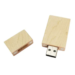 High Quality Wooden U Drive Portable USB Flash Drive 2.0 3.0 64gb Pendrive 1TB 32GB 16GB 8GB Logo Custom Pen Drive 128GB