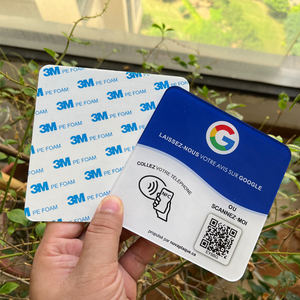 Kostenlose NFC-Google-Bewertungsplatte mit dynamischem QR-Code für Restaurants - Product Image 3