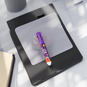 Stylo rétractable multicolore 0,7 mm pour le <span class=keywords><strong>bureau</strong></span> et l'école - Issu de sources durables - Product Image 1