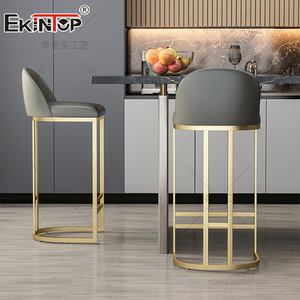 Барная мебель Ekintop, скандинавский барный стул, золотые кухонные стулья, современный бар - Product Image 2