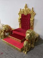 Chaise de chef de tribu de style européen de luxe rose et or 2020, bois massif de haute qualité avec 5 ans de garantie