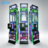 Игровой автомат-кран для одного игрока, премиум-класса, для монет и купюр, мини-версия, на заказ