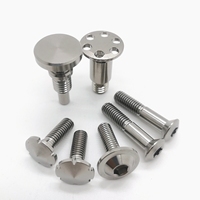 Vis métriques personnalisées M5 M6 M8 M10 M12 M14 en nylon et titane, à tête hexagonale Torx, usinées CNC, grade 8, certifiées ISO9001