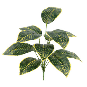 Bouquet de plantes vertes artificielles 30cm-100cm Feuilles de Monstera en plastique PU Décorations de mariage - Product Image 4
