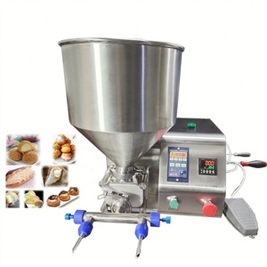 Machine semi-automatique d'injection de garniture pour beignets, gâteaux, pâtisseries et pains – Équipement très demandé - Product Image 1