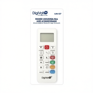 รีโมทคอนโทรลแอร์ยูนิเวอร์แซล DigiVolt รุ่น UN-57 ติดตั้งง่าย ใช้งานได้กับแอร์ได้ 99% - Product Image 2