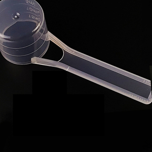Cuchara medidora de plástico de fabricación <span class=keywords><strong>china</strong></span> con báscula, utensilios para hornear, cuchara líquida de laboratorio para leche en polvo, novedad - Product Image 2