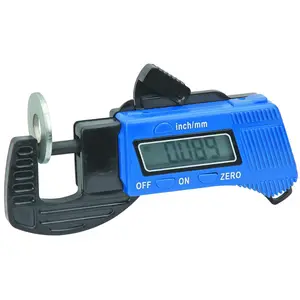 Misuratore di spessore digitale preciso portatile misuratore di spessore in metallo micrometro da 0 a 12.7mm misuratore di larghezza strumenti di misurazione