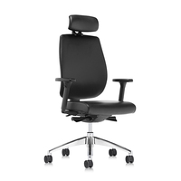 Chaise d'ordinateur bon marché, fabricant en gros, chaise en cuir confortable, meilleure chaise de bureau de direction en cuir