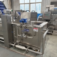 Pasteurisateur Commercial Automatique de Haute Performance en Acier Inoxydable 304 à Chauffage Vapeur pour Stérilisation de Sachets d'Emballage et Pasteurisation de Lait et Boissons