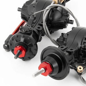 Eje Trasero Diferencial de Aleación Metálica con Batería, Engranaje de Acero Integrado para Camión <span class=keywords><strong>Tamiya</strong></span> 1/14, Piezas de Remolque para Auto <span class=keywords><strong>RC</strong></span> - Product Image 6