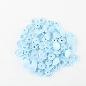Özel renk 4 parça basın çıtçıt düğme plastik Snap düğmeleri