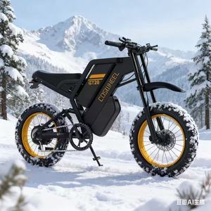 Vélo électrique à double moteur GT20 48v 1000w Vélo électrique à <span class=keywords><strong>assistance</strong></span> au pédalage Double batterie Pneu gras Vélo <span class=keywords><strong>de</strong></span> montagne électrique Moto électrique - Product Image 4