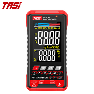 เครื่องวัดความถี่ TASI TA804B หน้าจอ LCD สีอัจฉริยะ โหมดอัตโนมัติ/แมนนวล 6000 ค่าการวัด 600V สำหรับใช้งานในอุตสาหกรรมและครัวเรือน - Product Image 1
