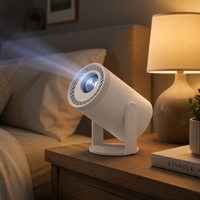 Mini projecteur TURN1 200 ANSI Android 14, projecteur de cinéma maison portable, cadeau de Noël, idée cadeau de vacances pour la famille et les amis