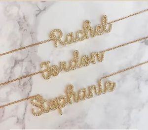 Collana Personalizzata <span class=keywords><strong>con</strong></span> <span class=keywords><strong>Nome</strong></span> in Inglese, Catena a Maglie Carina in <span class=keywords><strong>Argento</strong></span> 925 <span class=keywords><strong>con</strong></span> Zirconi - Product Image 3