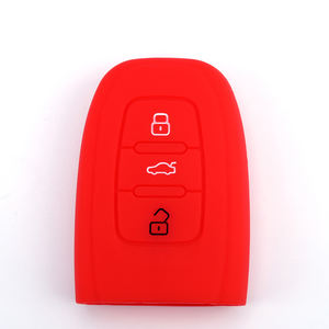 Couverture de porte-clés de voiture en silicone à 3 boutons antidérapante personnalisée en Offre Spéciale pour accessoires de clé de <span class=keywords><strong>prix</strong></span> usine A6L - Product Image 3