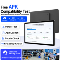 Tableta Android Comercial AKJ110T de 11 Pulgadas con Pantalla Táctil de Montaje en Pared, Batería, WiFi 6, Cámara y Micrófono