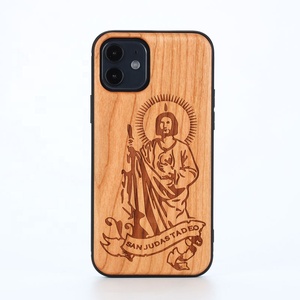 Custodia per telefono in legno serie di <span class=keywords><strong>Cover</strong></span> in legno massello con incisione personalizzata per <span class=keywords><strong>Iphone</strong></span> 15 pro max 14 - Product Image 4