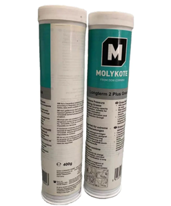 Grasa para rodamientos de presión extrema MOLYKOTE Longterm 2 Plus 400G para combinaciones de metales con movimientos lentos a medianos-rápidos - Product Image 1