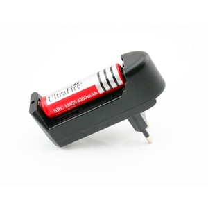เครื่องชาร์จแบตเตอรี่ 18650 แบบเสียบปลั๊ก 5W 5V 1A สำหรับแบตเตอรี่มาตรฐาน ปลั๊กแบบยุโรป - Product Image 2
