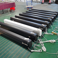 Auvent de fenêtre moderne à cassette intégrale motorisé avec télécommande, abri de pluie pour porte, balcon, auvent en aluminium imperméable pour bâtiment, HDPE