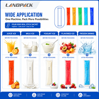 Machine d'emballage multi-voies pour bâtonnets de sucettes glacées et sachets de congélation