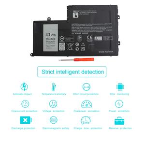 Batería de Repuesto para Portátil TRHFF 1V2F6 de 11.1V 43Wh para <span class=keywords><strong>Dell</strong></span> <span class=keywords><strong>Inspiron</strong></span> 5445 <span class=keywords><strong>5447</strong></span> 5545 5547 5548 14 3450 15 3550 - Product Image 5
