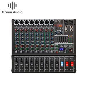 Mélangeur audio professionnel GAX-TK8 à 8 canaux avec contrôle multicanal et effet d'égalisation pour l'enregistrement, diffusion en direct KSong - Product Image 2