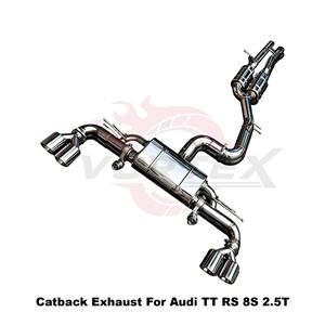 ท่อไอเสีย Vortex Performance สำหรับ Audi TT RS 8S 2.5T ปี 2016-2023 พร้อมวาล์วสุญญากาศ ชุด Catback Tuning Muffler Parts - Product Image 2