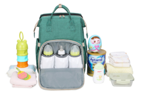 Portable Grand Convertible Sac Momie Sac À Dos Bébé Lit Sac De Voyage Ensemble Bébé Sacs À Couches - Product Image 2