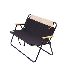 Silla de camping plegable <span class=keywords><strong>doble</strong></span> con bolsillos traseros Love Seat Silla de camping para 2 personas Camping al aire libre Metal Aluminio Moderno CN;LIA - Product Image 1