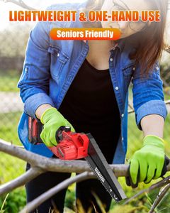 6 INCH Mini Hand <b>Saw</b> Battery Brushless Chain Cordless Chainsaw for Wood Cutting CS01 Mini Chainsaw CS01 - Product Image 5