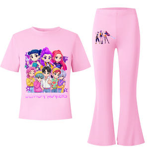 Nueva camiseta Demon Hunters para niña y niño, conjunto informal de moda, estampado, para hombres, mujeres y niños, colorido, de manga corta, regalos de Navidad - Product Image 4