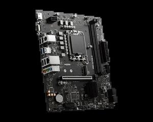 Placa base PRO H610M-E DDR4 Intel H610 LGA1700 mATX para computadora de escritorio, compatible con CPU i3, i5, i7 de 12ª/13ª/14ª generación, M.2 PCIe4.0, para oficina y juegos. - Product Image 2