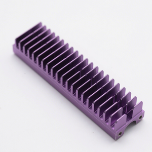 CNC gia công tản nhiệt nhôm ép đùn skiving vây tản nhiệt hồ sơ Khoan Dung nhỏ cắt - Product Image 5