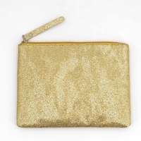 Pochette de sac cosmétique à paillettes d'or de style chaud personnalisée en usine impression d'un nouveau sac cosmétique à bas prix Eco