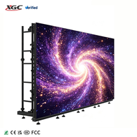 Panel LED Die Cast Al 500*500, Video Wall LED Indoor Outdoor untuk Panggung & Upacara, Gambar HD, Perakitan Mudah, Kabinet LED Solid.