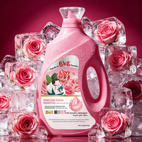 Détergent à lessive doux Covy 3 kg, prêt à être expédié, haute efficacité, parfum rose, détachant équivalent à 6 kg de poudre à lessive