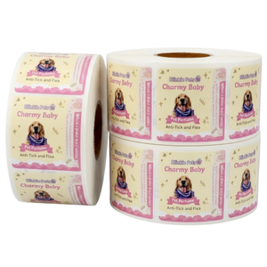 Custom High Quality Waterproof Adhesive Roll Printing Glitter Gold Foil Logo Design Packaging Sticker for Pet <b>Perfume</b> <b>Bottle</b> - Product Image 2