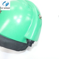 Casque de sablage de haute qualité pour sablage, casquette de protection verte pour sablage