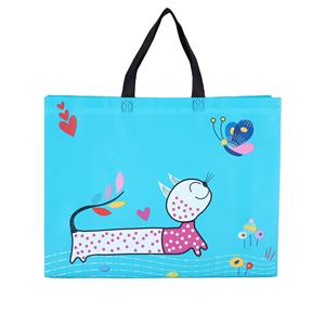 Bolso de compras con LOGOTIPO laminado de lona reutilizable ecológico con impresión personalizada reciclable con cierre personalizado - Product Image 1