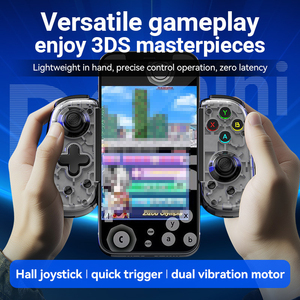 คอนโทรลเลอร์เกม NEW D6Mini แบบยืดหยุ่น พร้อมทริกเกอร์แบบ Hall ระบบสั่นสะเทือน จอยสติ๊กสำหรับ Switch/Android/IOS/PC แบบพับได้ ช่องเสียบ Type-C - Product Image 4