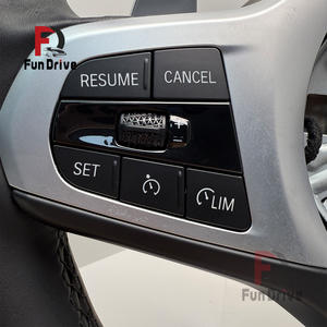 Volante de Cuero Completo para <span class=keywords><strong>BMW</strong></span> G20 G30 G37 G21 G22 G23 G80 Serie 3 Modelos M3 M4 2019-2023 Diseño Deportivo Cuero de Gamuza - Product Image 4