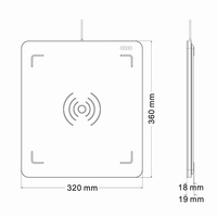 Lecteur de données RFID F-D3L, disponible en version OEM, lecteur RFID à champ proche, ≥40 étiquettes/s, longue portée, lecteur RFID UHF