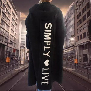 2025 nuovo Cardigan da donna in maglieria autunno e inverno cappotto ampio di media lunghezza inattivo - Product Image 4